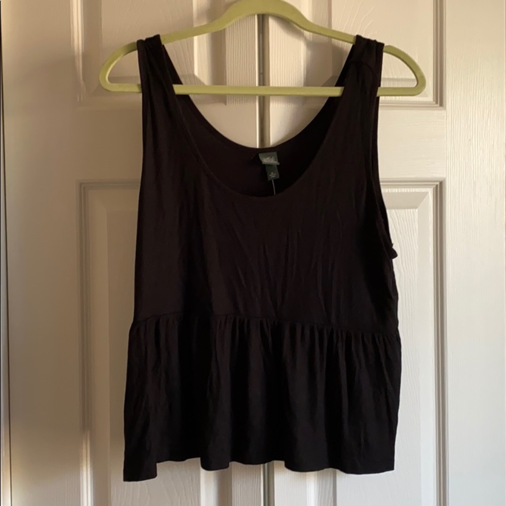 Black crop top